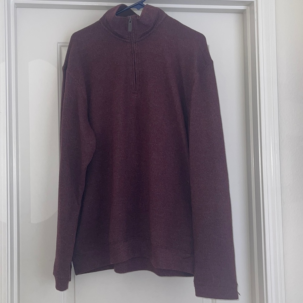 Mens burgundy sweater
